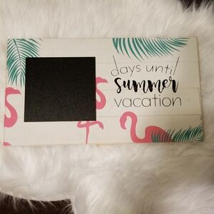 The Spring Shop Wood Table Chalkboard Decor